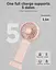 Миниатюрный портативный вентилятор EasyAcc Mini Handheld Fan 5.5-17H 3 скорости - миниатюра 3