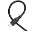 Дата кабель Hoco X90 Cool silicone USB to Lightning (1m) Black - мініатюра 3