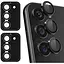 Захисне скло на камеру DK для Samsung Galaxy S23 FE S711 Metal Ring Eagle Eye 017287 black 2 шт. - мініатюра 1