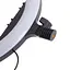 Кольцевая лампа блогера Brille с 3 держателями LED 24W CCT 36 см (TE-053) - миниатюра 3