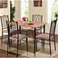 Комплект мебели Costway Sofi стол и 4 мягких стула бежевый - миниатюра 2