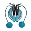 Скакалка для боксу EasyFit TwinRope 2,8 м чорний-зелений - мініатюра 1