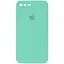 Чехол Silicone Case Square Full Camera Protective AA для Apple iPhone 7 plus/8 plus 5.5 Бирюзовый/Turquoise - миниатюра 1