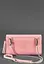 Шкіряна жіноча сумка Еліс рожева - мініатюра 5