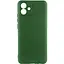 Чохол Silicone Cover Lakshmi Full Camera (AA) для Samsung Galaxy A04 Зелений / Dark green - мініатюра 1