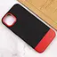 Чохол Epik TPU+PC Bichromatic для Apple iPhone 12 Pro/12, 6.1 Black/Red - мініатюра 4