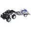 Детская машинка внедорожник джип с прицепом IM84A2 - миниатюра 1