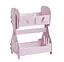 Кроватка для кукол двухярусная, качалка №8005Р МАСЯ розовая, в коробке - миниатюра 1