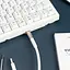 Кабель Keychron USB-A/USB-C USB-C заряджання/синхронизации Keychron, 1м, Type-C, Double-Sleeved Geek, билий (CAB20_KEYCHRON) - миниатюра 2