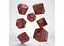 Набір кубиків Dragons Modern Dice Set Ruby , 7 шт. (RDRA08) - мініатюра 2
