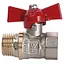 Кран кульовий прямий Water Valve 1/2″ ЗВ КБ NV-V Q002 000004538 - мініатюра 3