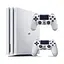 Консоль Sony PlayStation 4 PRO 1TB CUH 72 White обслугована + 2 Геймпада бездротових DualShock 4 + гарантія б/в - мініатюра 1