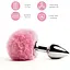 Анальна пробка FeelzToys Bunny Tails Butt Plug Pink - мініатюра 2