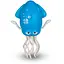 Интерактивная игрушка Tiki Wiki Кальмарини денсерини (свет, украинский, бирюзовый) (158-21-UA-T) - миниатюра 1