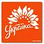 Трафарет для біо-тату Україна n058-24*24см, розмір 24 х 24см - мініатюра 1