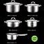 Набір каструль DMS TSE2009C з нержавіючої сталі - мініатюра 3