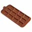 Силиконовая форма на планшете для шоколада на 12 мини-плиток 21 × 10,5 см Коричневый 88278 - миниатюра 5