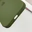 Чохол Epik Silicone Case Full Protective AA для Apple iPhone 15 Pro 6.1 Зелений/Dark Olive - мініатюра 5