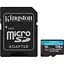 Карта памяти Kingston microSDXC Canvas Go! Plus 128GB Class 10 UHS-I U3 V30 A2 + SD adapter SDCG4/128GB [141531] - миниатюра 1