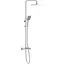 Душова система з термостатом Imprese Bilovec з виливом верхній душ 260x188 мм хром t048B00901SQ, Хром - мініатюра 1