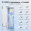 Клавіатура ігрова Aula S-100 PRO Wireless White-Blue ENG/UKR Red Switch Hot-Swap USB, 2.4G, Bluetooth - мініатюра 5