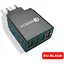 Мережевий зарядний пристрій Xiamen 4 USB Super Charge/Quick Charge Black (PH050563) - мініатюра 2