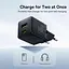 Зарядний пристрій Baseus Palm Fast Charger C+U 30W EU Cluster Black (with Mini White Cable USB-C to USB-C 60W (20V/3A) 1m) (P1011160A113-01) - мініатюра 5