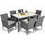 Садові меблі Di Volio Verona 6+1 сірий/сірий - мініатюра 3