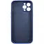 Чохол Epik Silicone Case Full Camera Protective AA NO LOGO для Apple iPhone 12 Pro 6.1 Синій/Deep navy - мініатюра 4