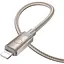 Дата кабель Hoco X117 Star USB to Lightning 2.4A (1m) Gold - мініатюра 3