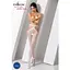 Эротические колготки-бодистокинг Passion S001 white с доступом и с открытыми бедрами S/M/L - миниатюра 2