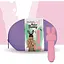 Минивибратор FeelzToys Mister Bunny Pink с двумя насадками - миниатюра 2