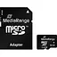 Карта памяти MediaRange 64GB microSDXC memory card, Class 10, with SD adapter (MR955) - миниатюра 1