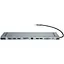 Usb-хаб Baseus Enjoyment Series Type-C Notebook (PD / HDMIx2 / VGA / RJ45 / SD / TF / Usbx3 / Adapter) Темно-серый - миниатюра 1
