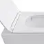 Унитаз подвесной Qtap Gemini безободковый с сиденьем Soft-close QT2533076EUQW, Белый - миниатюра 10