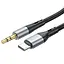 Кабель AUX-адаптер Hoco UPA22 3.5 male - Type-C Silicone digital audio conversion cable 1 м - миниатюра 1