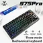 Механическая клавиатура AULA S75 Pro / 75% / Три режима подключения / Seyia Switch / Black - миниатюра 2