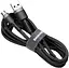 Кабель микросб длинный 3 метра Baseus Cafule microUSB усиленный - миниатюра 1