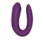 Вібратор для пари Satisfyer Double Joy Partner 9.1 см фіолетовий - мініатюра 3