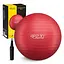 М'яч для фітнесу (фітбол) 4FIZJO 85 см Anti-Burst Red (P-5907739316387) - мініатюра 1