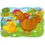 Пазли на магніті Vladi Toys А5 Курочка і курча 12 елементів VT3205-78 - мініатюра 1