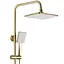 Душовя система Rea Hass з виливом brushed gold REA-B9972, Золотий - мініатюра 4