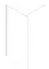 Душова перегородка Koer SR SP01-90x200-TR-01 Walk-In прозоре скло Easy Clean 8 мм, хром KR5392, прозоре, хром - мініатюра 2
