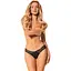 Сетчатые трусики под омбре Obsessive Bella Rou panties XS/S - миниатюра 1