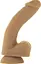 Гибкий фаллоимитатор на присоске Addiction - ANDREW 8″ Silicone Dong - Caramel, вибропуля в подарок - миниатюра 5