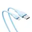 USB кабель Baseus Pudding Series Fast Charging Cable USB to iP 2.4A 2 м Galaxy синій P10355700311-01 - мініатюра 1