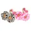 Дитяча резинка для волосся з квіточками La-beauty 0108-332, 10 пар - мініатюра 2