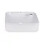Умивальник Qtap Stork накладний квадратний 430x430x120 мм White + донний клапан PU02, Білий - мініатюра 3