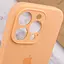 Чохол Epik Silicone Case Full Camera Protective AA для Apple iPhone 15 Pro 6.1 Помаранчевий/Cantaloupe - мініатюра 7