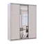 Шкаф купе Doros Сити Лайт Кашемир 2 ДСП/1 зеркало 180х60х225 (80736371) - миниатюра 2